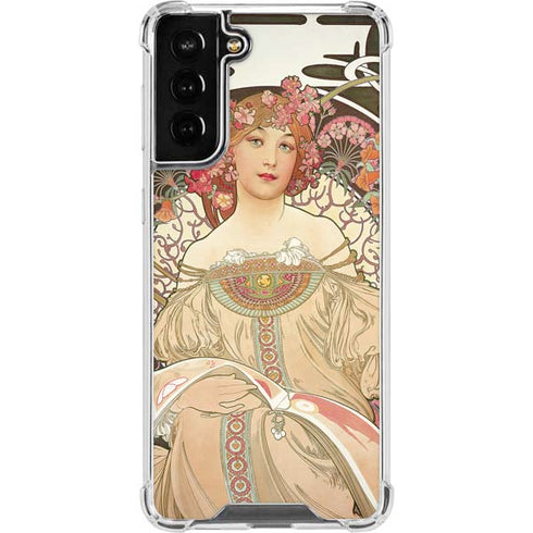 Alphonse Mucha Reverie 1897 Galaxy S21 FE Clear Case